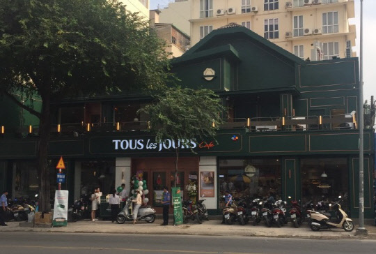 베트남 호찌민에 위치한 뚜레쥬르 하이비쫑점 전경 <CJ푸드빌 제공>